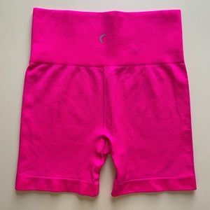 ZYIA Hot Pink Seamless Hustle Shorts